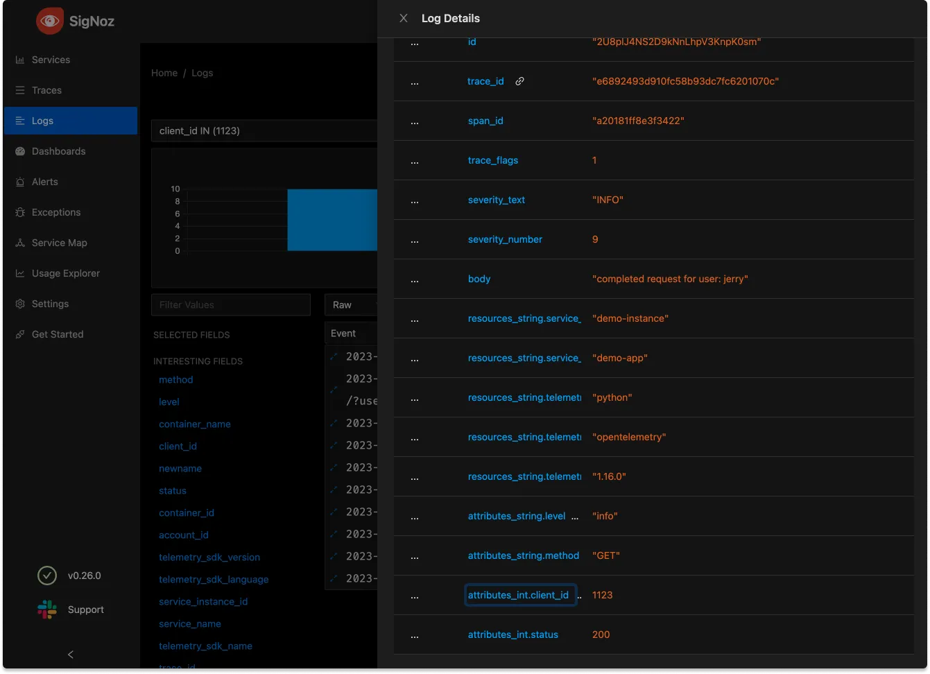 The newly shipped logs explorer will help you create powerful queries on your logs data